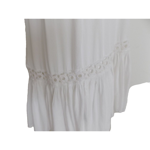 Raviya swim coverup sundress white eyelet size Medium - Picture 6 of 9